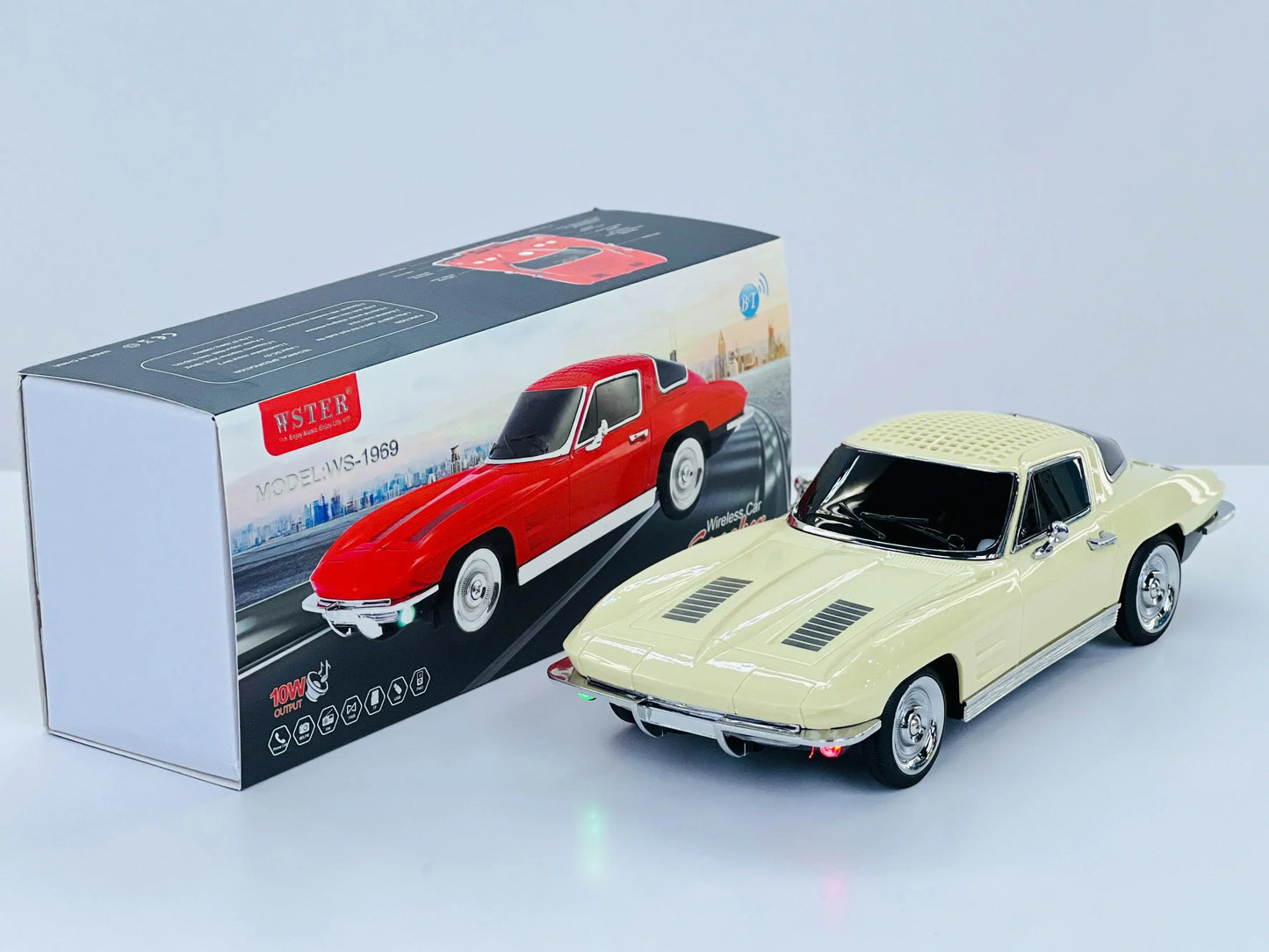 1969 Chevrolet Corvette Car Shaped Bluetooth Speaker